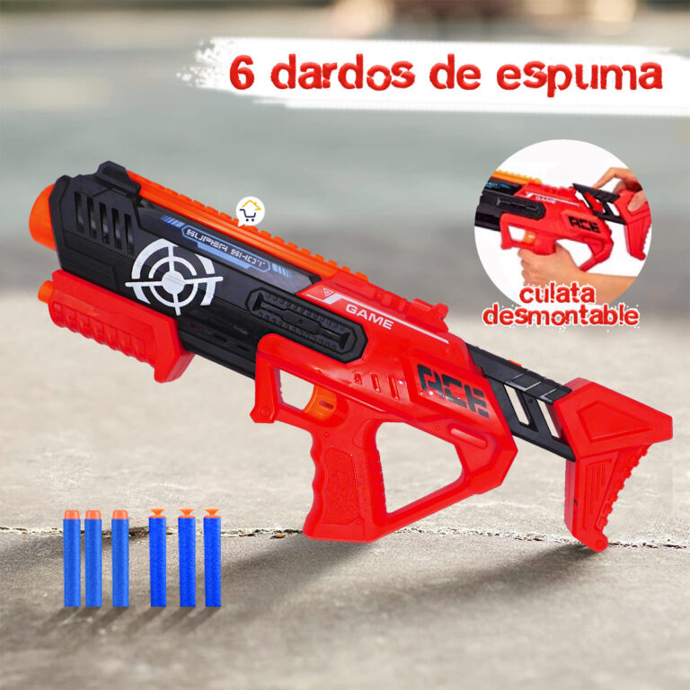 Metralleta De Dardos Pistola Mg27178