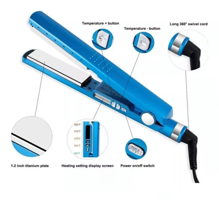 Combo Nano Plancha Peine Rizador