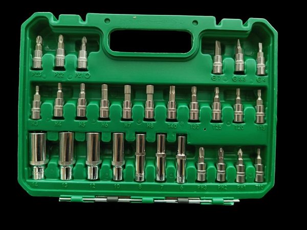 Juego De Copas Y Rachet 53pcs 1/4