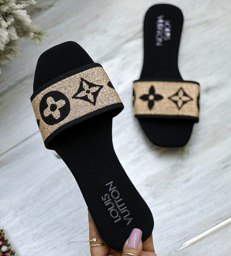 Sandalia Plana Louis Vuitton