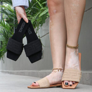 Sandalia Plana Versace