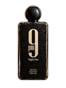 Frasco de perfume 9PM Night Out sin fondo