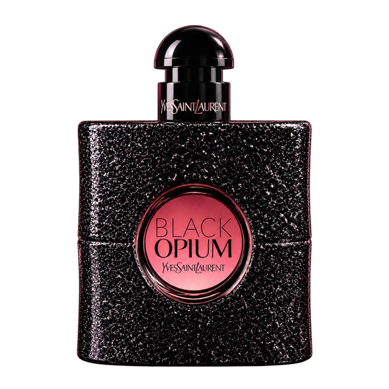 Frasco de Black Opium de Yves Saint Laurent sin fondo